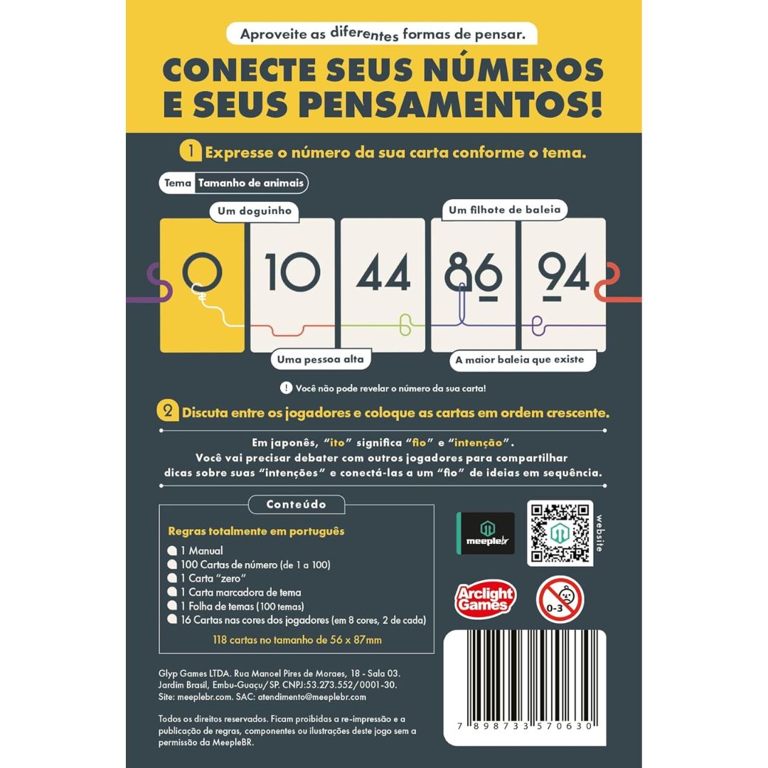 Kit Jogo Ito Meeple BR + Sleeves Padrão U...