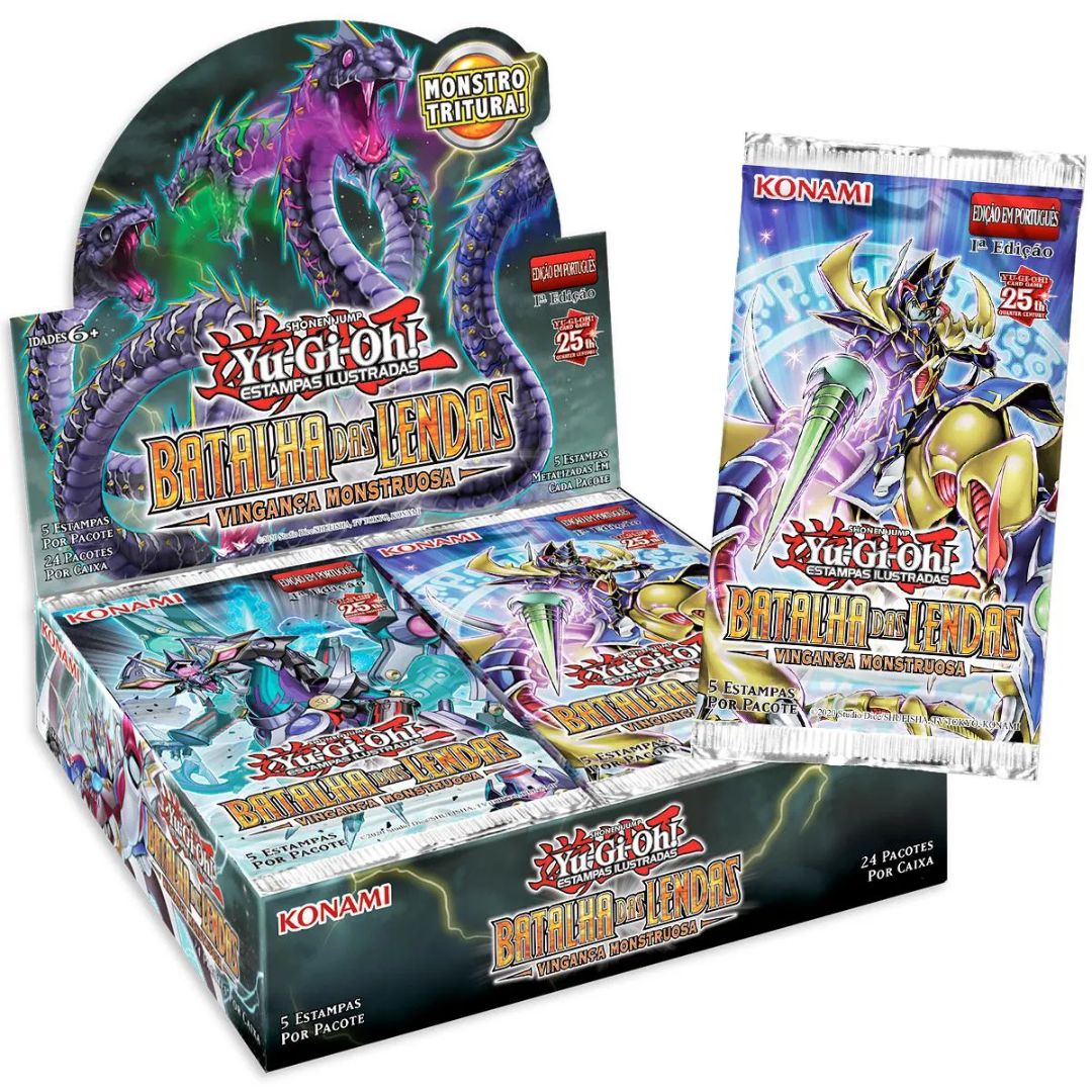 Caixa De Booster Yu-Gi-Oh Batalha das Len... Caixa De Booster Yu-Gi-Oh Batalha das Len...