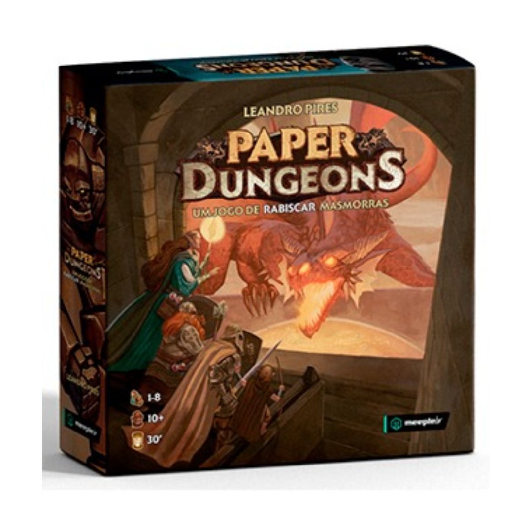 Jogo De Tabuleiro Paper Dungeons Meeple Br