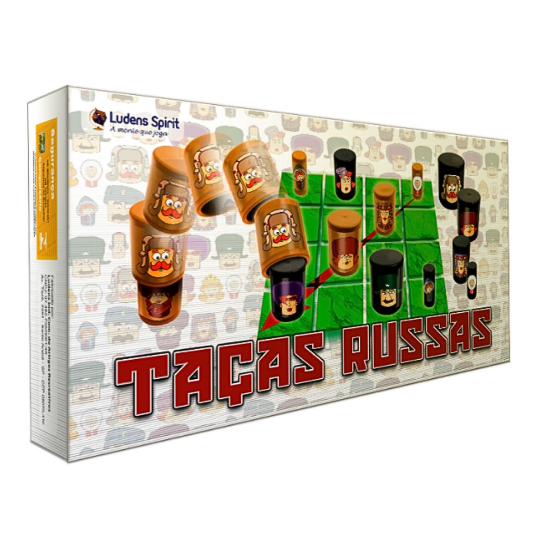Jogo De Tabuleiro Taças Russas Ludens Spirit