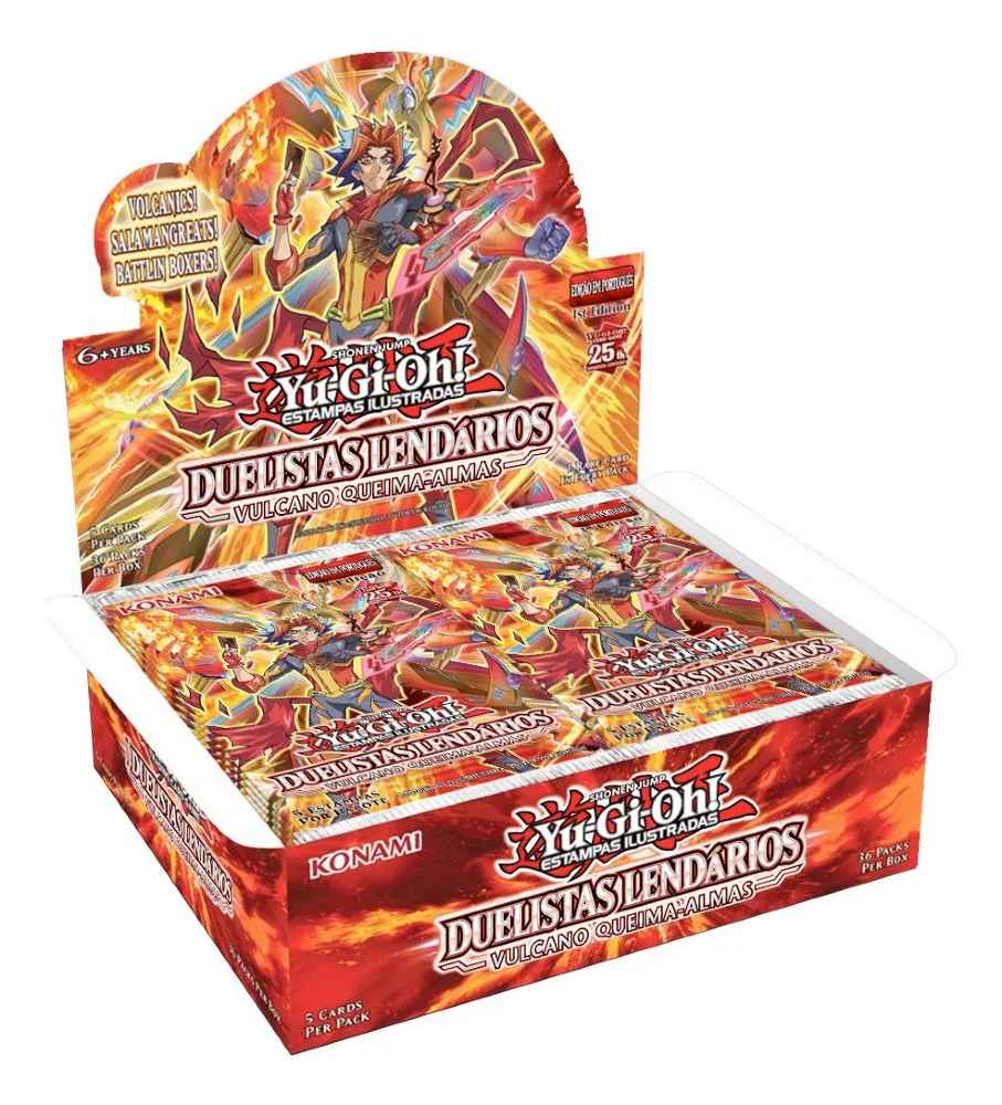 Yugioh Box Booster Duelistas Lendários Vu... Yugioh Box Booster Duelistas Lendários Vu...