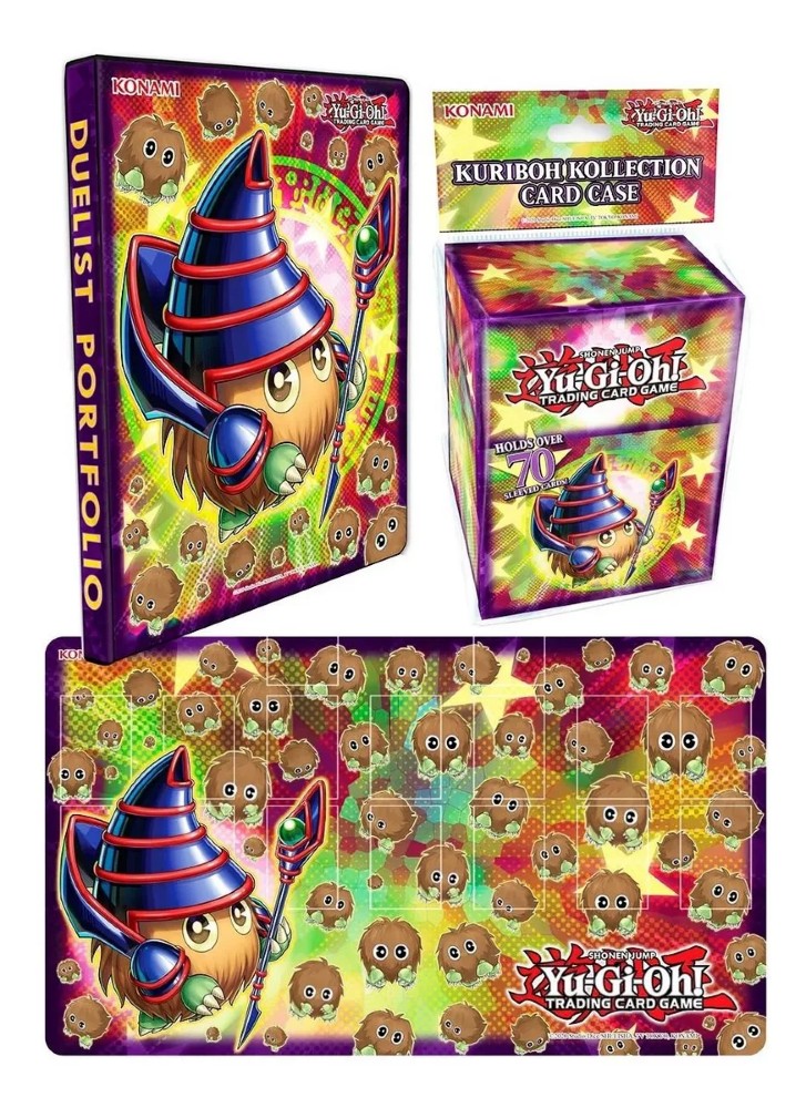 Kit Playmat Deck Box Álbum Yugioh Kuriboh... Kit Playmat Deck Box Álbum Yugioh Kuriboh...