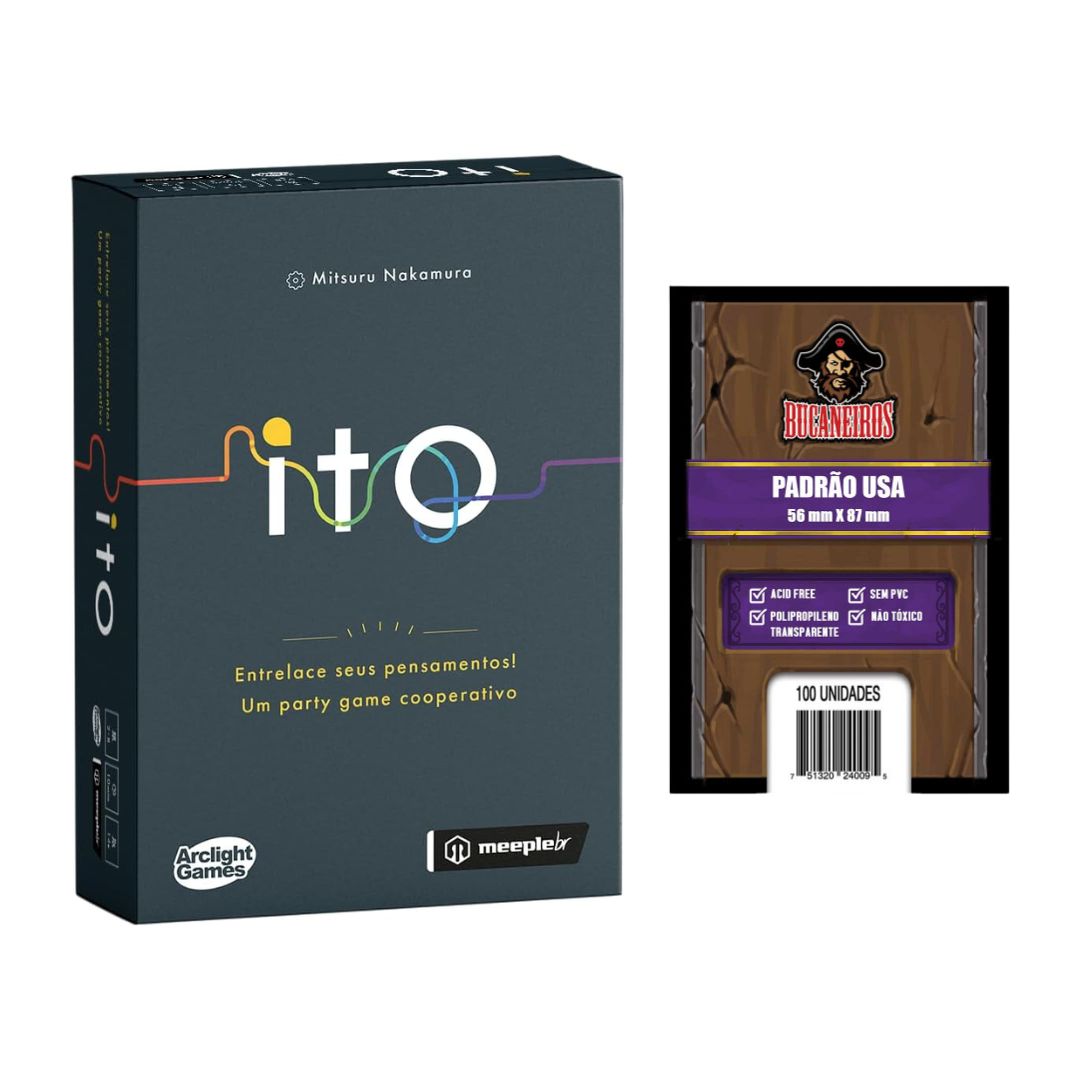 Kit Jogo Ito Meeple BR + Sleeves Padrão U...