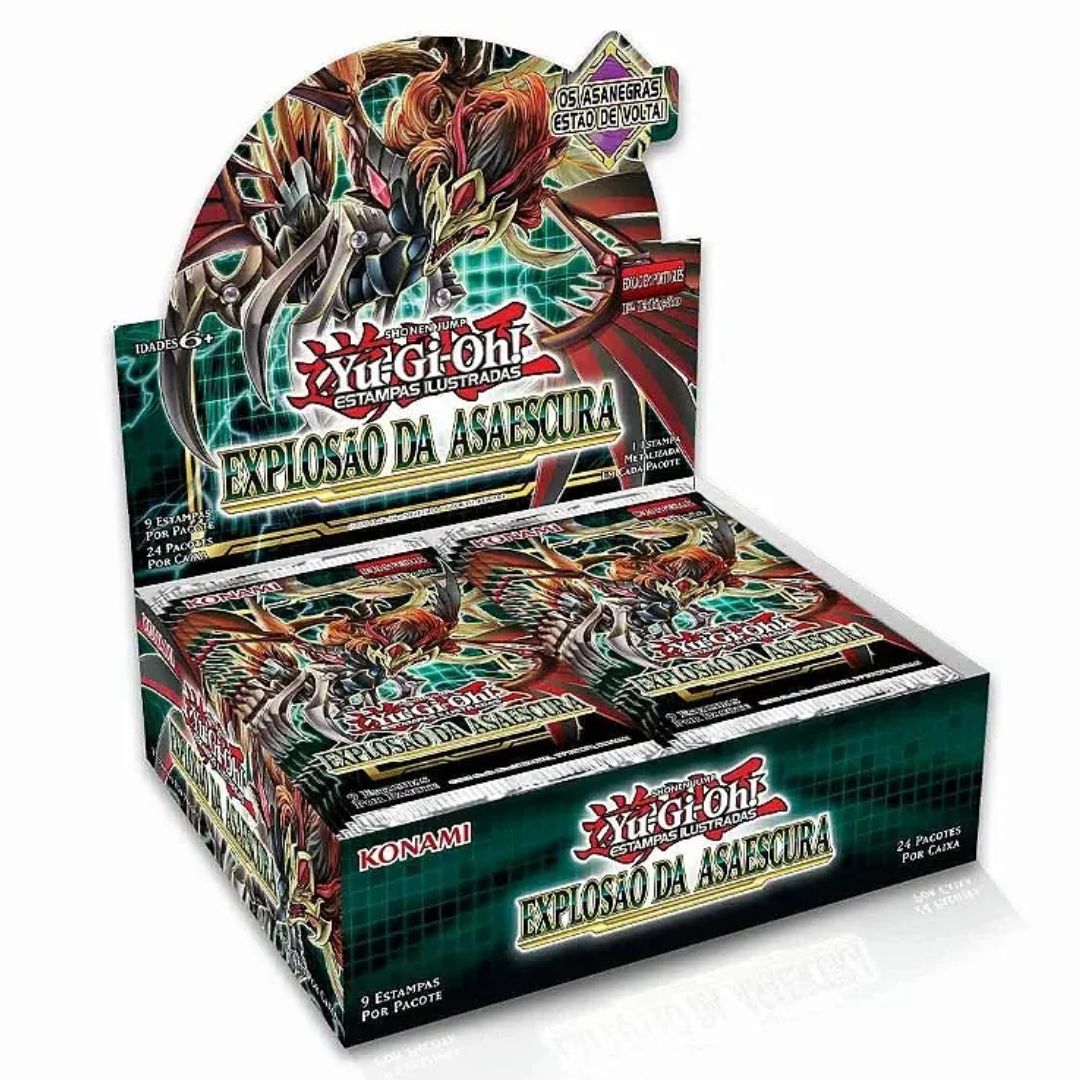 Caixa De Booster Yu-Gi-Oh Explosão Da Asa... Caixa De Booster Yu-Gi-Oh Explosão Da Asa...
