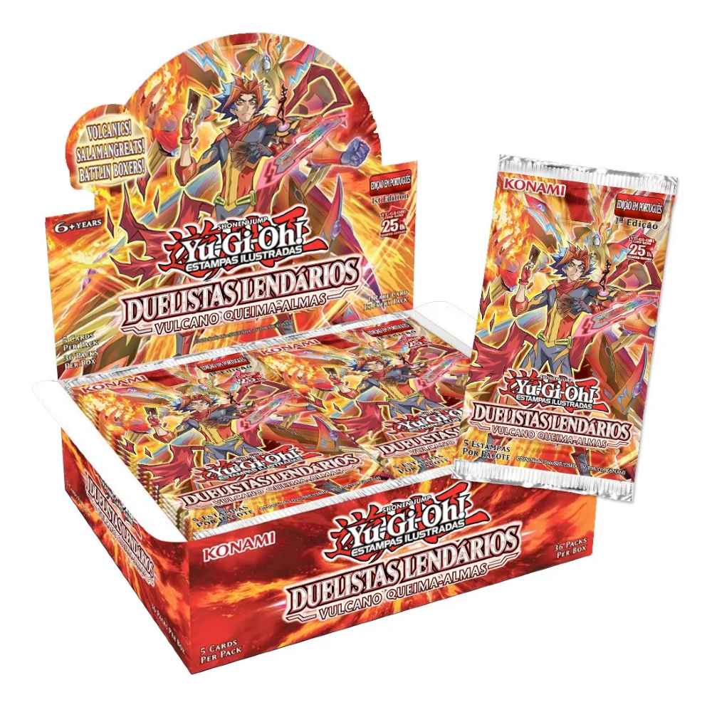 Yugioh Box Booster Duelistas Lendários Vu... Yugioh Box Booster Duelistas Lendários Vu...