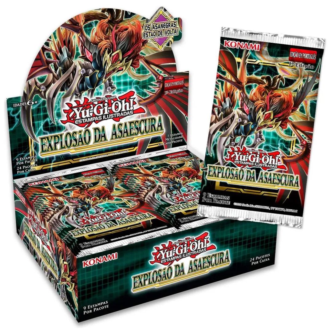 Caixa De Booster Yu-Gi-Oh Explosão Da Asa... Caixa De Booster Yu-Gi-Oh Explosão Da Asa...
